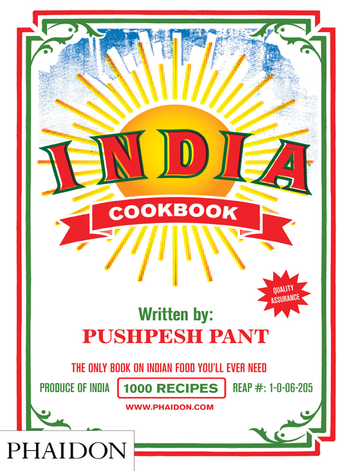 Title details for India: The Cookbook by Pushpesh Pant - Available